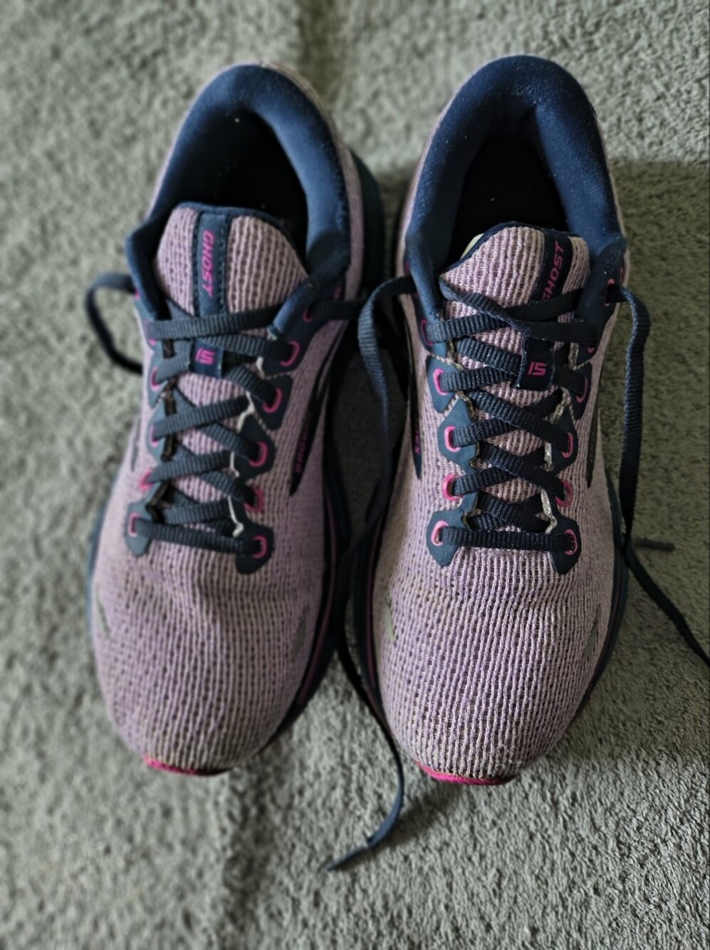 Brooks Women's Ghost Rhapsody Blue Purple  Sneakers Sz 9 Activeweaw Running